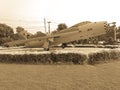 Re: PAF F-6 (# 1610) at China Chowk, Lahore Royalty Free Stock Photo