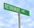 Retirement Lane Royalty Free Stock Photo