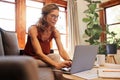 Retirement, life insurance and senior woman on laptop for finance and investment planning during retirement at home