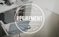 Retirement Pension Retire Planning Savings Wealth Concept Royalty Free Stock Photo