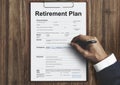 Retirement Plan Loan Liability Tax Form Concept Royalty Free Stock Photo