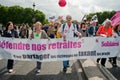 Retirement Rights Demonstration, Paris, France