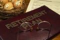 Retirement saving Plan Royalty Free Stock Photo