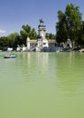 Retiro Park Lake, Madrid Royalty Free Stock Photo