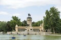 Retiro Park in Madrid, Spain Royalty Free Stock Photo