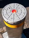 Retractable Bollards with reflector and LEDs