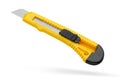 Retractable utility knife with a small sharp blade