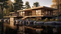 retreat modern lake house