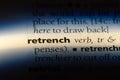 retrench Royalty Free Stock Photo