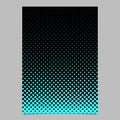 Retro abstract halftone ellipse pattern page template - vector flyer background Royalty Free Stock Photo