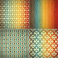 Retro abstract seamless pattern Royalty Free Stock Photo