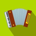 Retro accordion flat icon