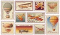 Retro Aeronautics Postage Set