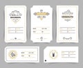 Retro alcohol drink vector emblems. Vintage bourbon, whiskey and brandy labels