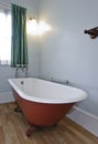 Retro alloy bath tub Royalty Free Stock Photo