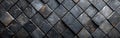 Retro Anthracite Diamond Tiles Texture: Vintage Dark Lozenge Pattern for Backgrounds and Design Projects Royalty Free Stock Photo