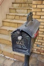 Stylish and lovely metal mailbox