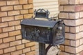 Stylish and lovely metal mailbox