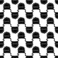 Retro apron pattern seamless vector