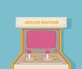 Retro Arcade Machine. Flat Style Vector Illustration