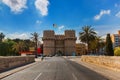 Retro architecture at Valencia Spain Royalty Free Stock Photo