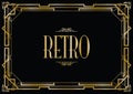 Retro art deco