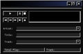 Retro audio player interface Royalty Free Stock Photo
