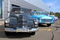 Retro auto show. GAZ M20 Pobeda (Soviet-made autom