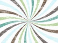 Retro background with curved, rays or stripes in the center. Rotating, spiral stripes. Sunburst retro background with Royalty Free Stock Photo