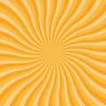 Retro background with curved, rays or stripes in the center. Rotating, spiral stripes. Sunburst or sun burst retro background