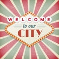 Retro background with promotional message. Welcome home vintage Retro background with promotional message.