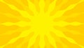 Retro Banner With Sun And Rays In Style Of 70s