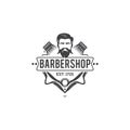 Retro Barbershop logo design 9