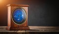 Retro Barometer with a HighTech Digital Interface Royalty Free Stock Photo