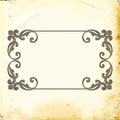 Vector baroque of vintage elements for design.