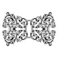 Retro baroque decorations element