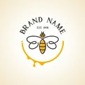 Retro Bee Logo