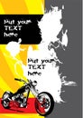 Retro bike poster