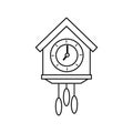 Retro bird watch icon Vector