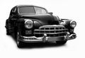 Retro black automobile