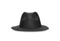 Retro black hat isolated against white background Royalty Free Stock Photo