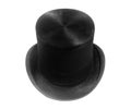 retro black top hat Royalty Free Stock Photo