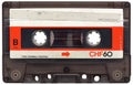 Retro Blank Cassette Tape Royalty Free Stock Photo