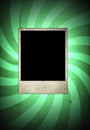 Retro blank photo frame Royalty Free Stock Photo