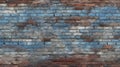 Retro Blue Brick Texture: Krakow City Wall With Dirty And Old Appearance Royalty Free Stock Photo