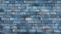 Retro Blue Brick Texture For Lugo City Wall Royalty Free Stock Photo