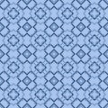 Retro Blue Seamless Vector Wallpaper Royalty Free Stock Photo