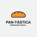 retro bread logo icon design