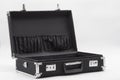 Retro briefcase on white background Royalty Free Stock Photo