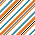 Retro Bright Colorful seamless stripes pattern. Abstract vector background. Stylish colors Royalty Free Stock Photo